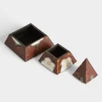 Шкатулка &laquo;Пирамидка&raquo;, 15&times;15&times;20 см, МДФ