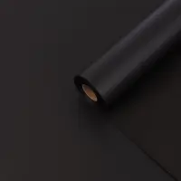 Пленка для цветов, матовая, черный, 0.57&times;30 м &plusmn;5 %, 50 мкм