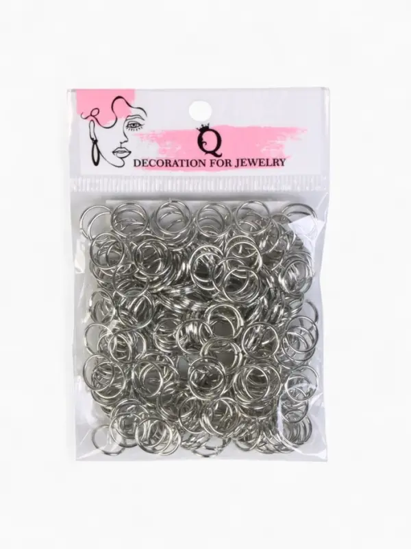 Кольцо соединительное &laquo;СМ-984&raquo;, 1&times;10 мм, набор 50 г, &plusmn; 145 шт. цвет серебро