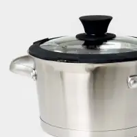 Крышка Magistro, d=18 см, со сливом, с силиконовым ободком и ручкой, жаропрочное стекло