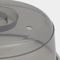 Крышка для СВЧ-печи IDEA, d=24.5 см, пластик, серая