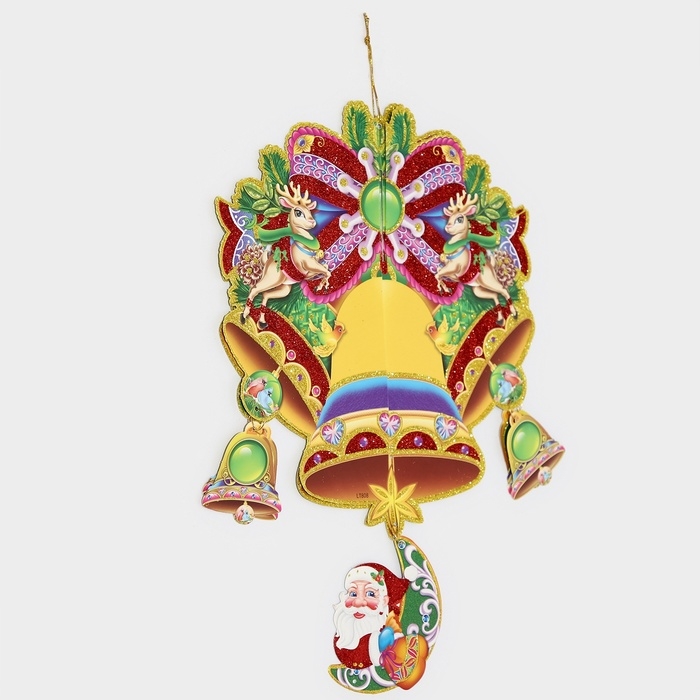 Декоративное украшение (подвеска) "Колокольчики" 49х33 см