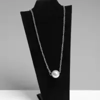 Бюст для украшений QF, 10.5&times;5.5&times;22 см, h=22 см, чёрный