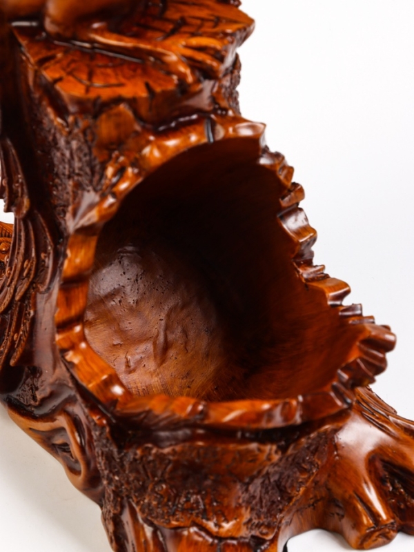 Подставка для бутылки  Подставка для бутылки "Павлин" под дерево, 23х15х33см