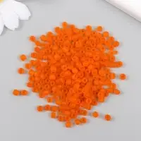 Бисер стекло 6/0 "Матовый полупрозрачный. Гранат" 30 гр