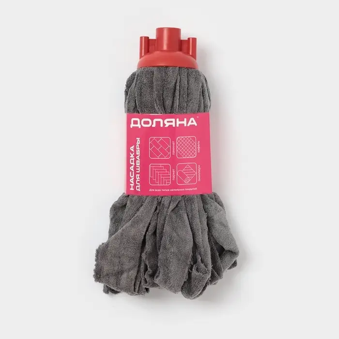 Насадка для швабры ленточная Доляна, микрофибра, 28&times;7&times;7 см, МИКС
