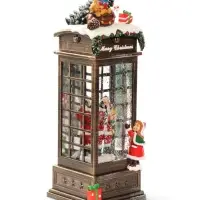 Фигурка светодиодная &laquo;Дед мороз&raquo;, новогодняя, 3хАА, музыка, свет, USB, 10.5&times;10&times;30 см