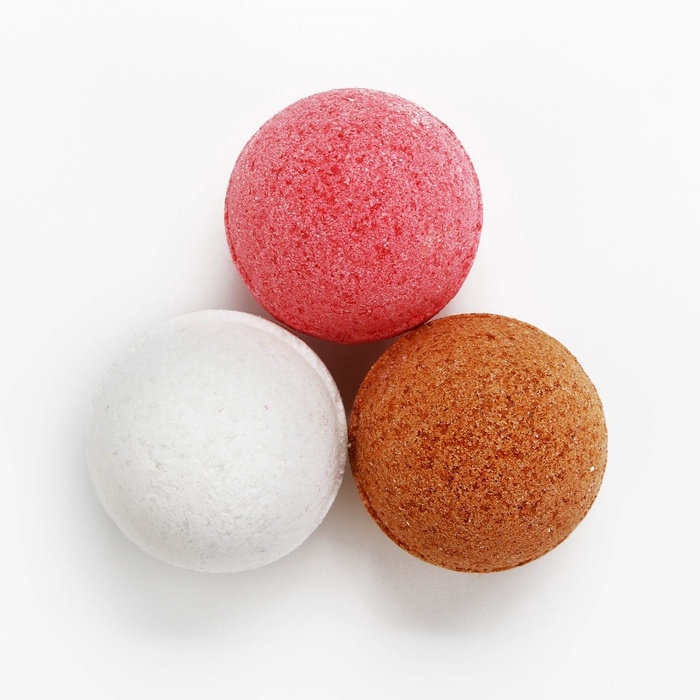 Набор бомбочки для ванны BEAUTY FOX «На релаксе», 3х40 г, микс ароматов