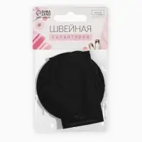 Набор заплаток для одежды, термоклеевые, 6 шт., чёрный