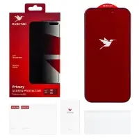 Защитное стекло для iPhone 15/16 RUBYTAK Privacy