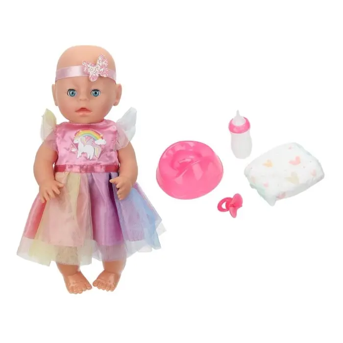 Кукла интерактивная &laquo;Анечка&raquo; в нарядном платье, 30 см, пьёт, писает, закрывает глазки, 2 аксессуара, 50 звуков