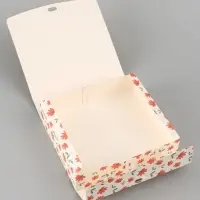 Коробка подарочная самосборная For you, 20&times;18&times;5 см, с лентой