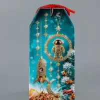 Коробка подарочная складная "МалаХит" 23 х 10 х 22 см Коробка подарочная складная "МалаХит" 23 х 10 х 22 см