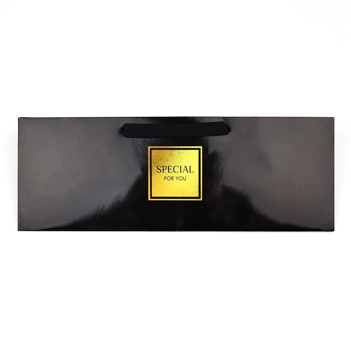 Пакет под бутылку горизонтальный «Для тебя», 36 × 10 × 13 см Пакет под бутылку горизонтальный «Для тебя», 36 × 10 × 13 см
