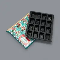 Подарочная коробка новогодняя Лесная братва 24,2х3,2х30,2 см