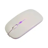 Мышь MB-2.4 беспроводная, оптическая, подсветка, 800-1600 dpi, USB, Bluetooth, белая