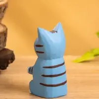 Сувенир «Кот с микрофоном», 3×4×8 см, дерево, МИКС