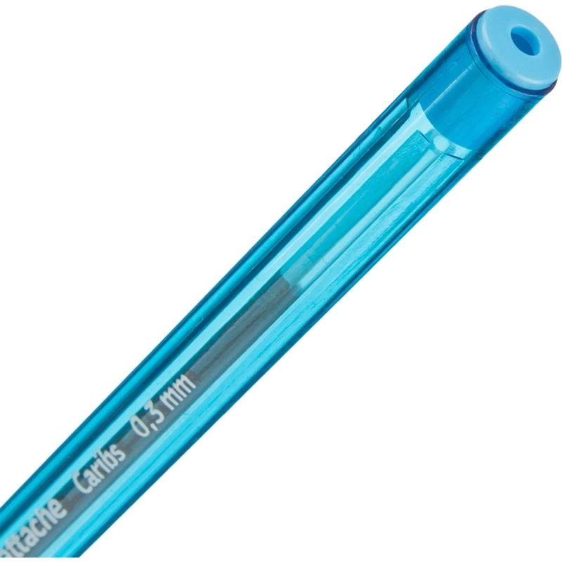 Ручка шариковая неавтомат. Caribs 0,3мм,син,масл