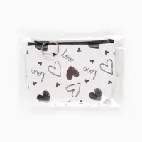 Кошелек жен 13-01-01 Июнь2504, 11*3,5*8,5 см, отд на молнии, белый-черный Кошелек жен 13-01-01 Июнь2504, 11*3,5*8,5 см, отд на молнии, белый-черный