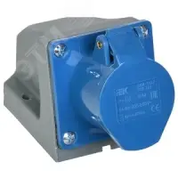 Розетка стационарная ССИ-113 16А 6ч 220В 2P+PE IP44 IEK
