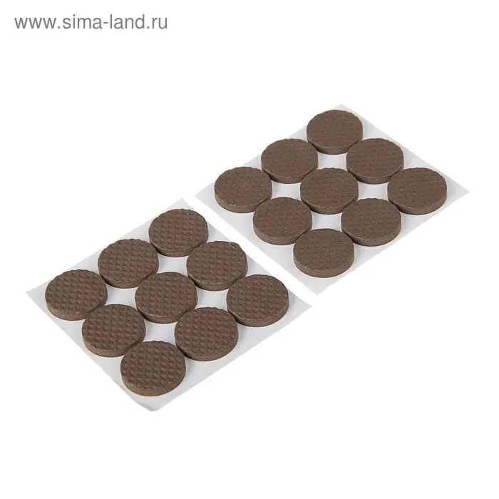 Накладка мебельная круглая ТУНДРА, d=25 мм, 18 шт., полимерная, коричневая Накладка мебельная круглая ТУНДРА, d=25 мм, 18 шт., полимерная, коричневая