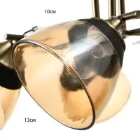 Светильник потолочный BayerLux &laquo;Аста&raquo;, 5хЕ27, 40 Вт, бронза, 65&times;65&times;26 см