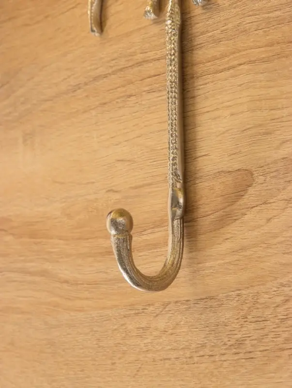 Крючок надверный «Летучая мышь», 33×13×6 см, алюминий Крючок надверный «Летучая мышь», 33×13×6 см, алюминий