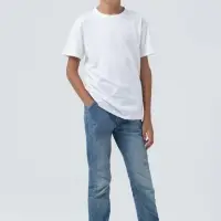 Футболка детская Regent Fit Kids, белая, на рост 96-104 см (4 года)