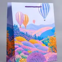 Пакет подарочный ламинированный &laquo;Летний вечер&raquo;, 26&times;12&times;32 см