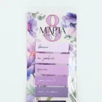 Стикеры-закладки, на подложке &laquo;8 марта. Фиолетовый&raquo;, 5 шт., 30 л/шт.