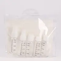 Набор для хранения, в чехле, 5 предметов, с разметкой, белый, прозрачный