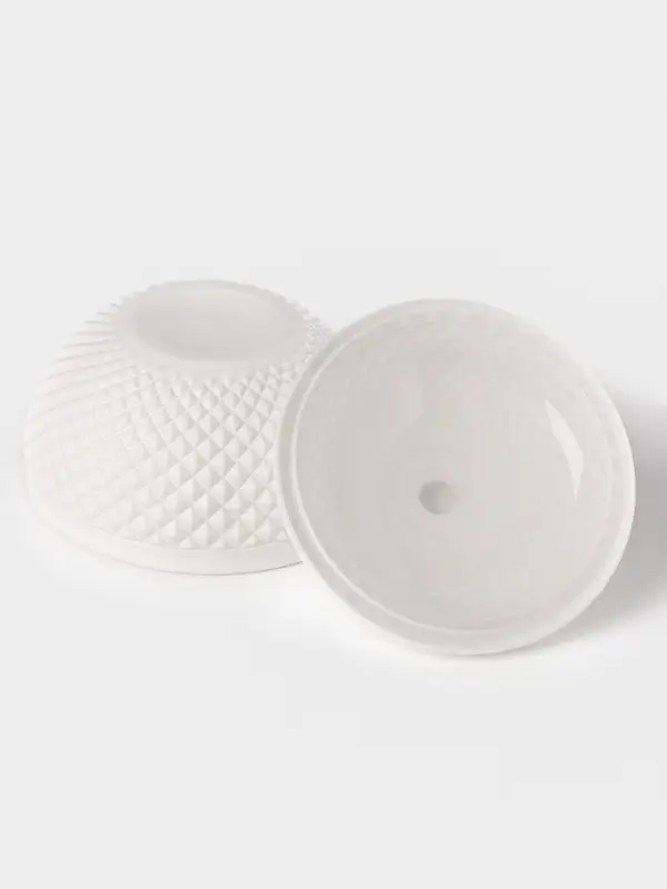 Сахарница Доляна Chess. King, 150 мл, 9&times;8.5 см, стекло, белая