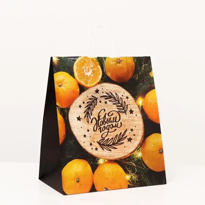 Пакет крафт Пакет крафт "Украшение", 32 х 19,5 х 37 см