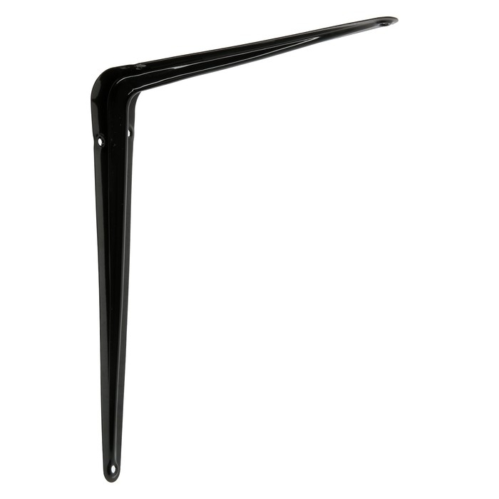 Кронштейн ТУНДРА, 250х200х0.9 мм, черный Кронштейн ТУНДРА, 250х200х0.9 мм, черный