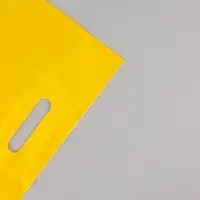 Пакет полиэтиленовый с вырубной ручкой, жёлтый 30&times;40 см, 70 мкм