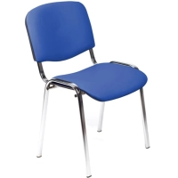 Стул БМФ Easy Chair Rio(ИЗО) хром, к/з синий Z06