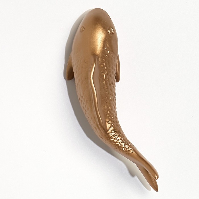 Декор настенный, Декор настенный, "Рыбка" 16 x 5 см, золото, левый