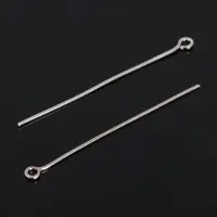 Штифт с петлёй СМ-1087, 4 см, упаковка 100 г, цвет серебро