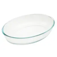 SATOSHI Форма для запекания жаропрочная овальная, стекло, 30.3х21.3х6.5см, 2.4л
