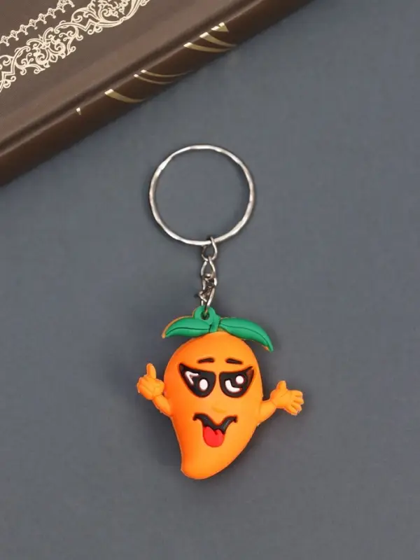 Брелок резина Брелок резина "Фруктики-смайлики" МИКС 2,7х2,6х1,6 см