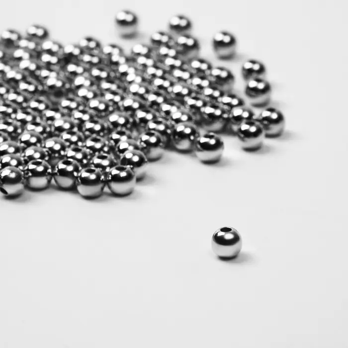 Бусина &laquo;Гематит&raquo; d=5 мм, (набор 10 г), цвет серебро