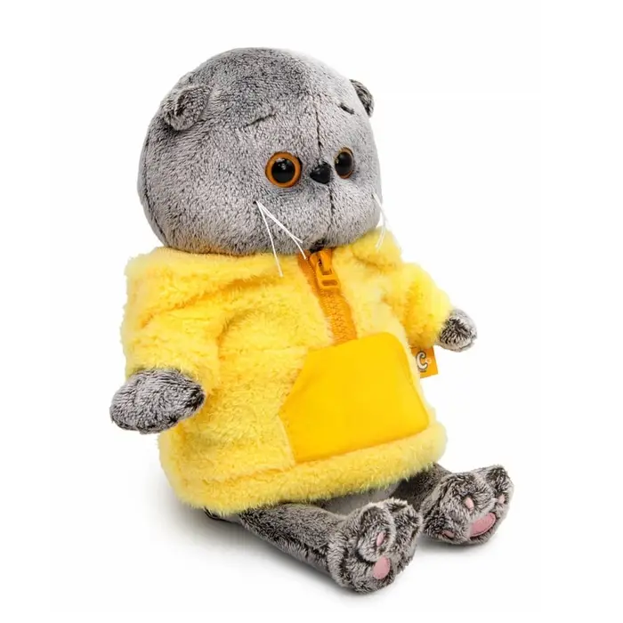 Мягкая игрушка "Кот Басик BABY в анораке", 20 см BB-164