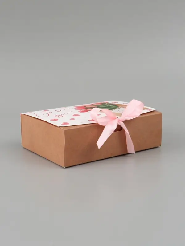 Коробка подарочная складная двухсторонняя, упаковка, &laquo;От всей души&raquo;, 16.5&times;12&times;5 см