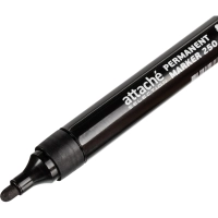 Маркер перманентный Attache Selection 250 черный 1-3мм кругл. наконечник