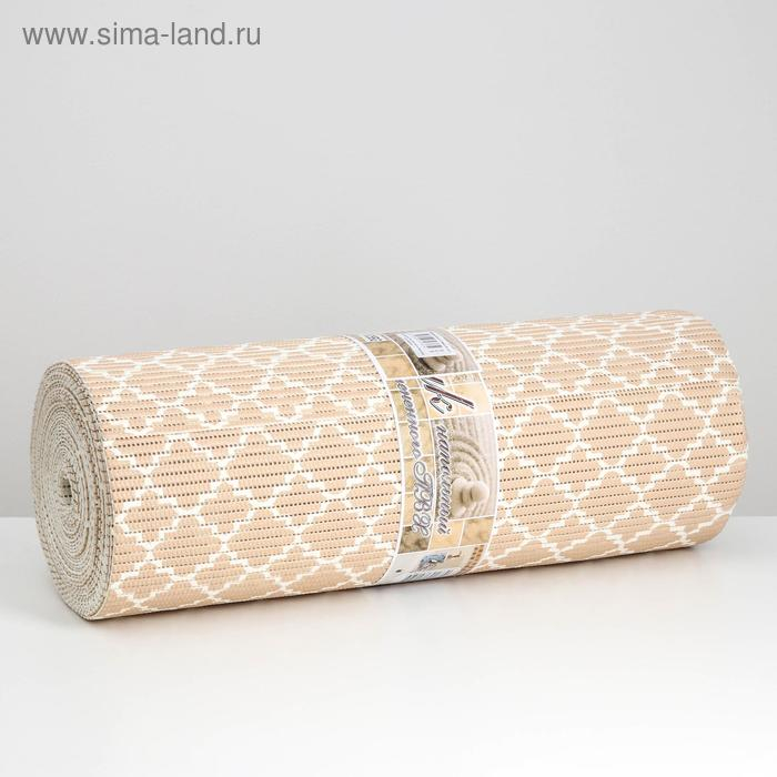 Коврик для ванной комнаты «Песчаные сети», ширина 65 см, рулон 15 м