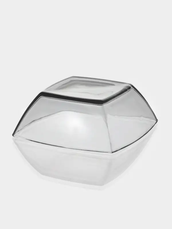 Набор салатников Paşabah&ccedil;e &laquo;Грей&raquo;, d=16 см, 4 шт., стекло, чёрный