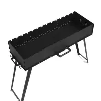 Мангал с ножками FIREGRILL, 94.7&times;37.5&times;72.3 см, 2 мм, длина жаровни 85 см