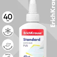 Клей ПВА ErichKrause Standard, 40 мл