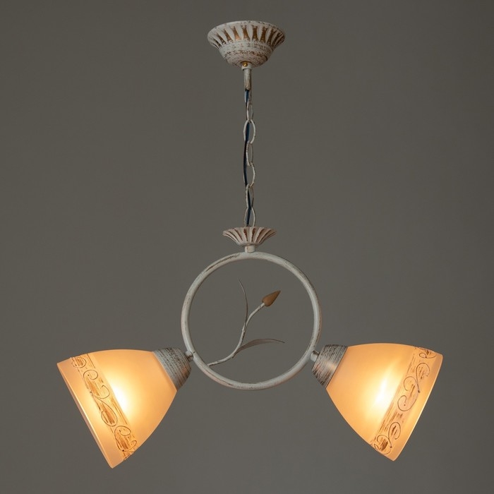 Люстра Люстра "Набен" 2хЕ27 40Вт белый 44х13,5х30 см BayerLux