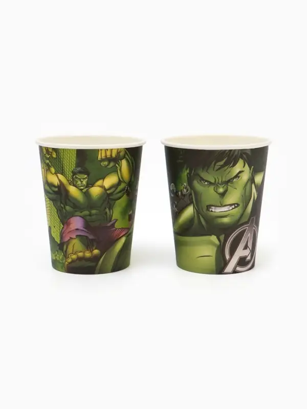 Стакан бумажный одноразовый &laquo;С Днем Рождения!&raquo;, 250 мл, 10 штук, Мстители